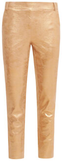 Smashed Lemon 24734 suedine broek | Goud
