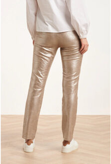 Smashed Lemon 24734 suedine broek | Zilver - XXXL