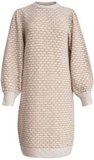 Smashed Lemon 24786 gebreid jurk | Beige - S