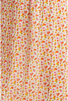 Smashed Lemon 25009 v- hals maxi jurk met polka dot print | Wit - XXXL