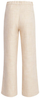Smashed Lemon 25114 tweed zomerbroek | Beige - S