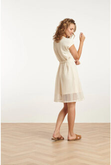 Smashed Lemon 25122 lace-achtige jurk | Ecru - XXXL