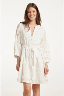 Smashed Lemon 25137 witte 3d bloemenjurk - XXXL