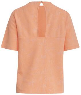 Smashed Lemon 25169 bladtextuur top | Oranje - 4XL