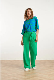 Smashed Lemon 25171 heldere viscosebroek | Groen - XXXL