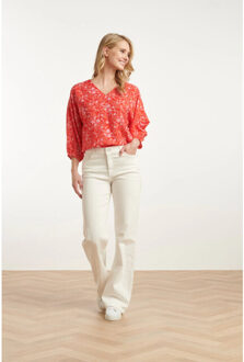 Smashed Lemon 25186 baby bloemenprint top | Veelkleurig - XL