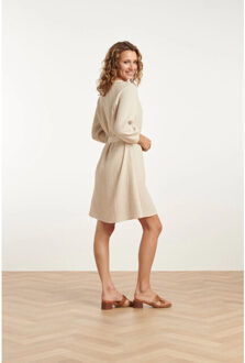 Smashed Lemon 25188 katoenen jurk | Ecru - 4XL