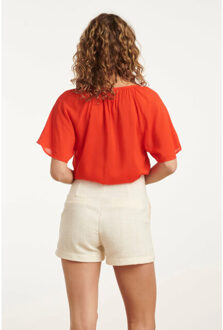 Smashed Lemon 25192 viscose top | Rood - S