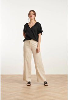 Smashed Lemon 25192 viscose top | Zwart - M