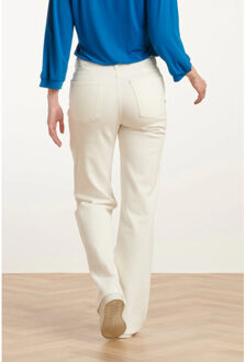 Smashed Lemon 25207 witte denim straight jeans