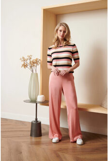 Smashed Lemon 25211 wijd satijnen broek | Roze - XS