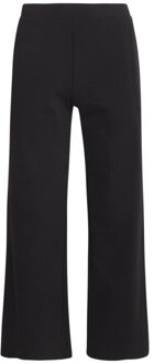 Smashed Lemon 25233 e wide leg broek van travel quality | Zwart - XXXL