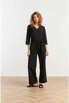 Smashed Lemon 25239 e travel quality jumpsuit | Zwart - XS