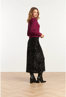 Smashed Lemon 25743 – gebreide top met structuur | Paars