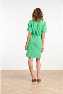 Smashed Lemon 35019, jurken | Groen