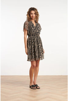 Smashed Lemon 35036, jurken | Zwart - XL