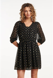 Smashed Lemon 35061, jurken | Zwart - XL