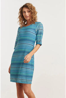 Smashed Lemon 35075, jurken | Blauw - XXL