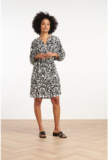 Smashed Lemon 35154, jurken | Zwart - S