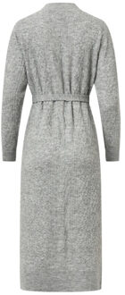 Smashed Lemon Damesgebreide maxi jurk | - maat 4XL Grijs