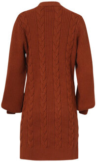 Smashed Lemon Damesgestructureerd gebreide jurk | Klaproos - M