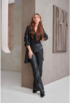 Smashed Lemon Damespu wijde broek | Zwart - S