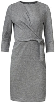 Smashed Lemon Damesstijlvolle jurk met lurex | Grijs - XXL