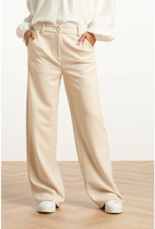 Smashed Lemon Damessuède broek | Beige - S