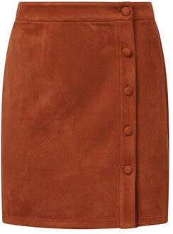 Smashed Lemon Damessuède rok | Klaproos - XXXL