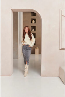 Smashed Lemon Damestop | - maat XL Wit