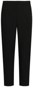 Smashed Lemon Elegante pantalon met plooi en hoge taille | Zwart - XS