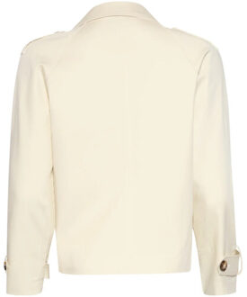 Smashed Lemon Kort double-breasted trench coat | Ecru - XS