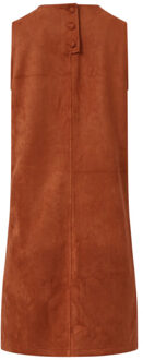 Smashed Lemon Suèdine jurk | - maat M Klaproos