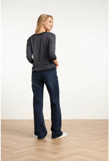 Smashed Lemon Wide leg jeans | Blauw