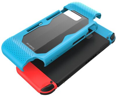 Smatree Harde Beschermhoes Voor Nintend Schakelaar Case Houder Silicon Shell Voor Nintend Schakelaar NS Console Handheld Back Cover diep blauw