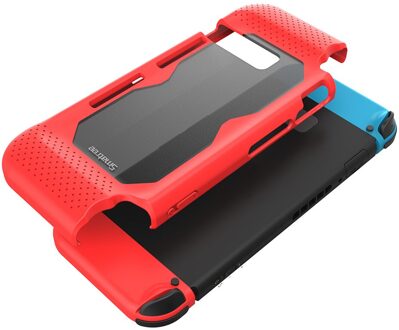 Smatree Harde Beschermhoes Voor Nintend Schakelaar Case Houder Silicon Shell Voor Nintend Schakelaar NS Console Handheld Back Cover Rood