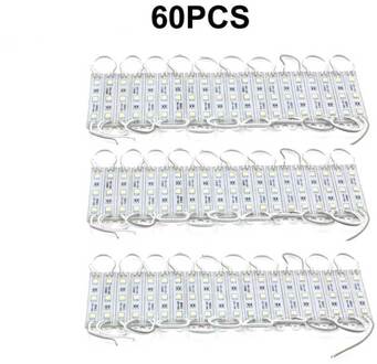 Smd 5050 Led Module Licht 3 Led DC12V Waterdichte Advertentie Teken Store Front Light Strip Lamp Modules Lights Kit Wit kleur 60stk