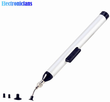 SMD IC Vacuum Sucking Pen Picker Easy Hand Pick Tool 3 Suction Headers FFQ939