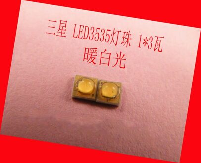 SMD LED lamp Kralen LG 3535 3 v 3 w 2600 K-2900 K warm Wit Voor LG TV backlight, spots, plafondlamp gloeilamp