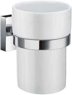 Smedbo Bekerhouder Smedbo House Porselein met Chroom