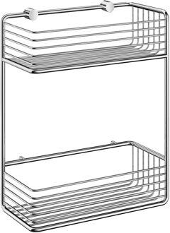 Smedbo Douchedraadkorf Dubbel 25x10 cm Chroom Smedbo