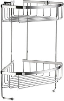 Smedbo Douchekorf Smedbo Sideline Dubbel 19,5x19,5 cm Chroom