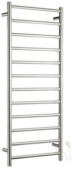 Smedbo Dry Handdoekradiator - 50x121.2x11.2cm - ophangen - RVS Gepolijst Edelstaal FK701 Chroom