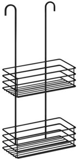 Smedbo Dubbele Douchemand Hangend Smedbo Zelfklevend 66x25x12 Zwart