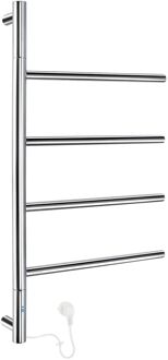 Smedbo Elektrische Handdoekradiator Smedbo Dry 4 Draaibare Armen 40,3x77,7 cm 40W RVS Gepolijst