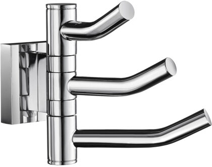 Smedbo Hakenset Smedbo House 3 Stuks Draaibaar Chroom