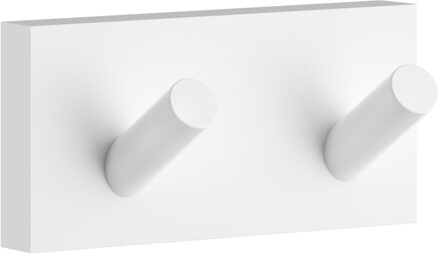 Smedbo Handdoekhaak Smedbo House Dubbele Haak Mat Wit