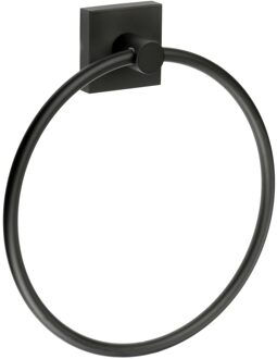 Smedbo Handdoekhouder Smedbo House Ring Mat Zwart Smedbo