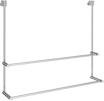 Smedbo Handdoekhouder Smedbo Sideline Met Dubbele Rails 60 x 48.5 cm Chroom Smedbo