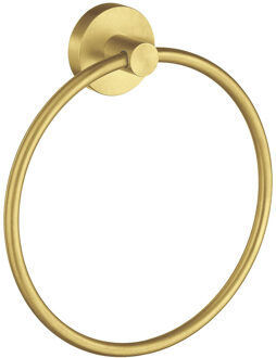Smedbo Handdoekring Smedbo Home 17x3,6 cm Mat Messing Goud